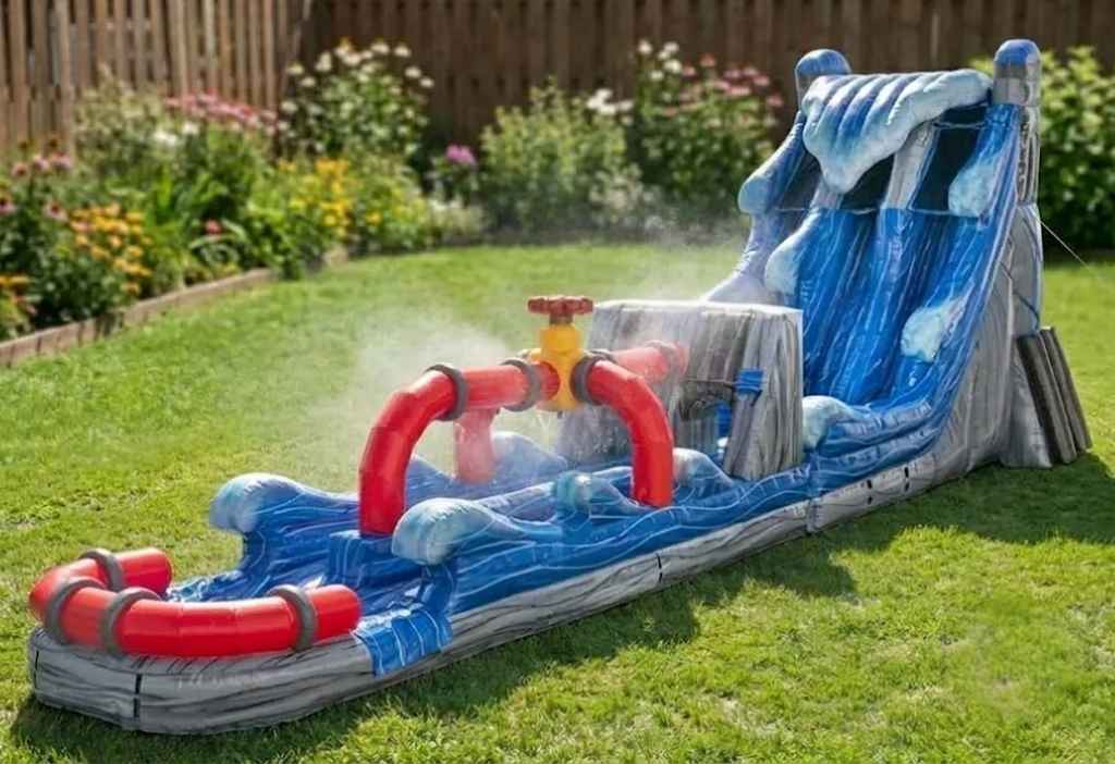 22ft Hoover Dam dual lane water slide rental Chicago